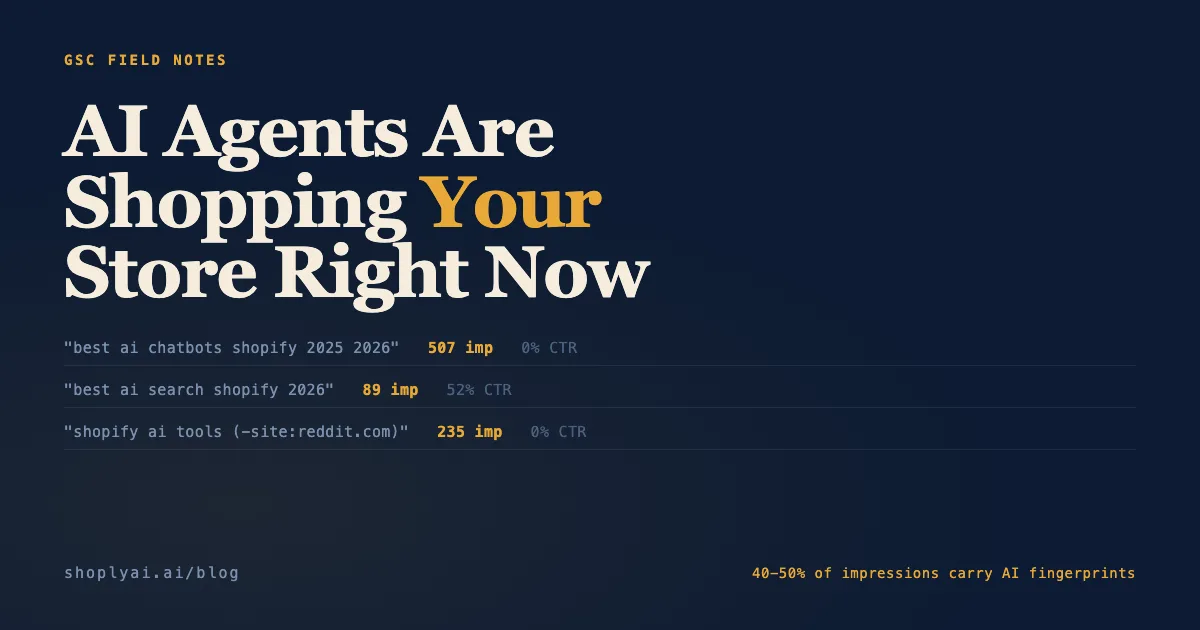 AI Agents Are Shopping Your Store Right Now