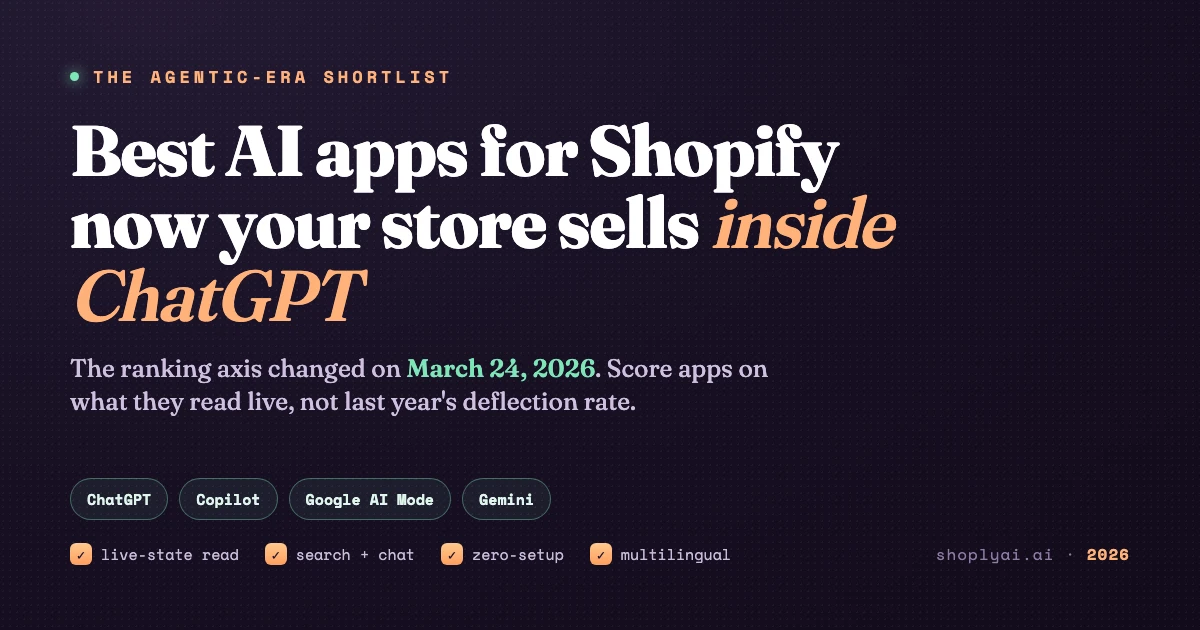 How to Get Your Shopify Store Mentioned in ChatGPT (2026)