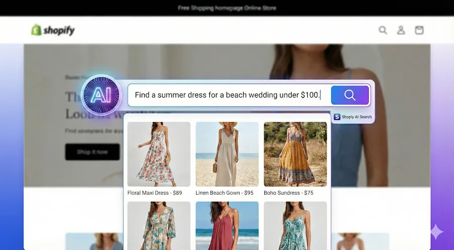 How to Add AI Search to a Shopify Store