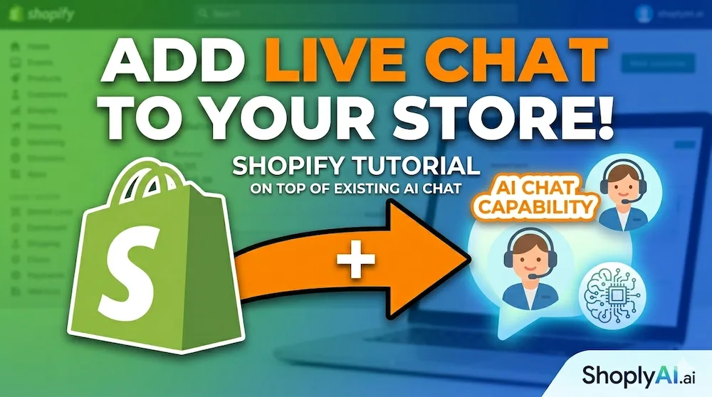 How to Add Live Chat to a Shopify Store